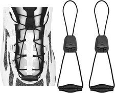 2 Pairs Thin Shoe Laces Kit for Salomon,Original No Tie Shoelace 2 Pairs Black