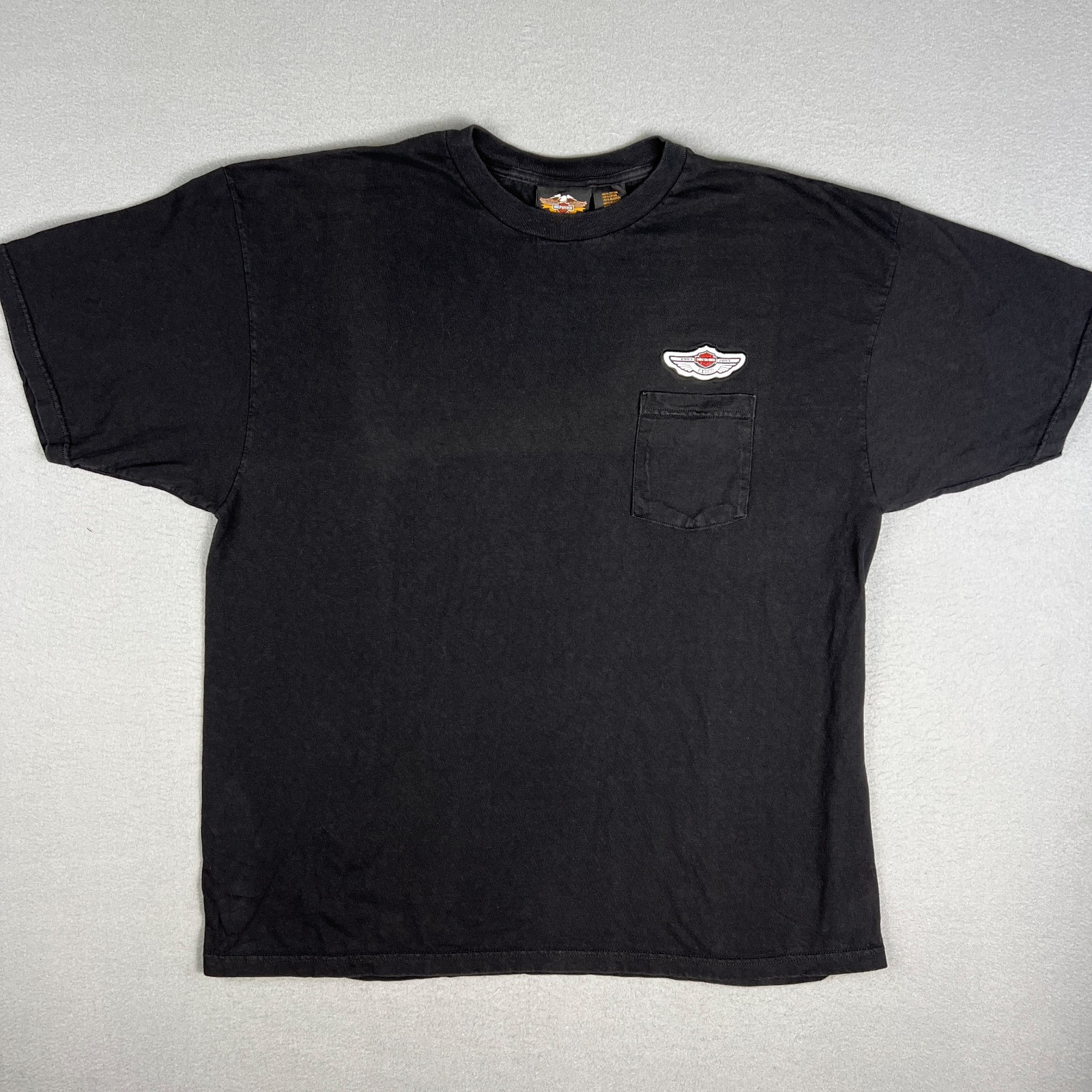 VTG Harley Davidson Pocket T Shirt Mens 2XL 100 Years Centennial 2003 Cotton USA