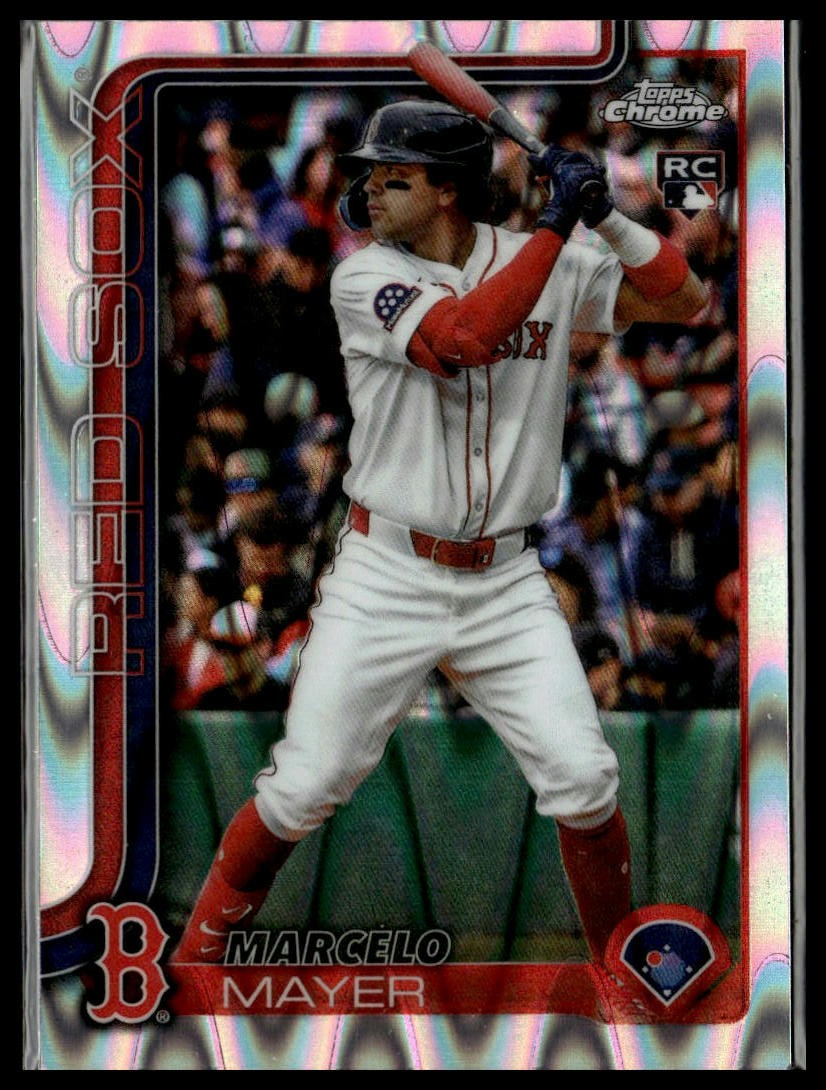 2025 Topps Chrome Update #USC9 Marcelo Mayer RayWave Refractor