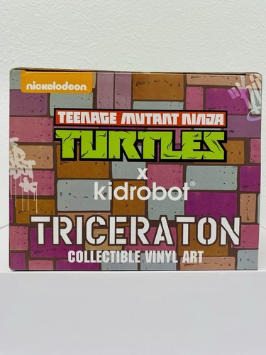 TMNT Kidrobot Series 2 Teenage Mutant Ninja Turtles TRICERATON 7 Inch Vinyl Fig - Picture 7 of 8