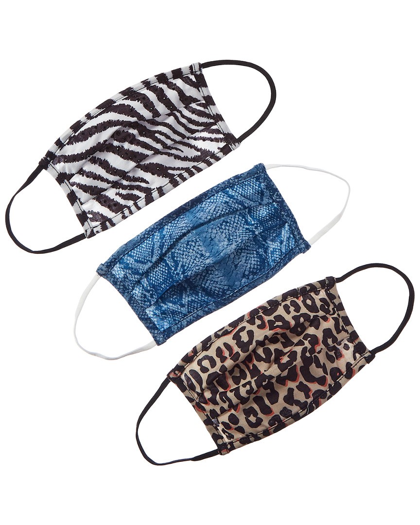 Оливково-виноградная упаковка из 3 тканевых масок для лица Womens Os