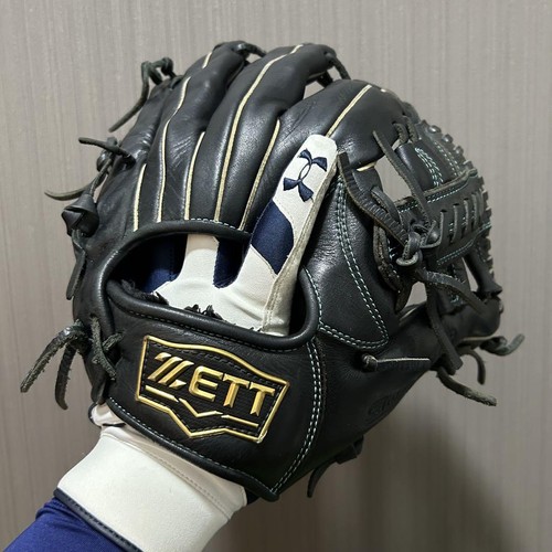 Zett Soft Rubber Baseball Glove Infield 28.5cm Used, Ready to Play