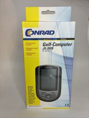 Conrad Golf Computer - JS-202B Golf - Erfassen von Spieldaten - Neu und Verpackt