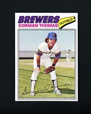 Gormon Thomas 1977 Topps - Milwaukee Brewers #439 MINT