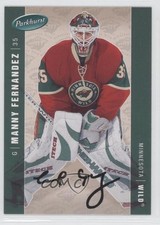 2005-06 Parkhurst Facsimile Auto 89/100 Manny Fernandez #235 1y4