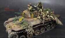 1/35 Resin Figure WW2 Imperial Japan Infantry Soldiers 5 Figs No Tank Unpainted