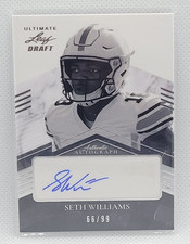 2021 Leaf Ultimate Draft Seth Williams Auto #ed 66/99 