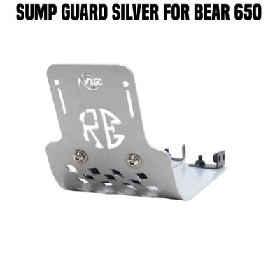 ALUMINIUM BASH PLATE SILVER FIT FOR ROYAL ENFIELD BEAR 650