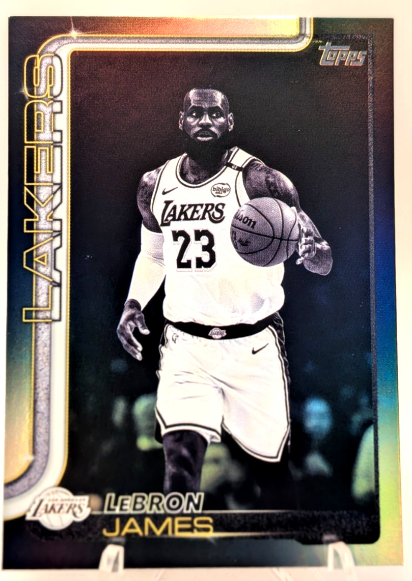 2025-26 Topps - LeBron James - Blackout Parallel #150