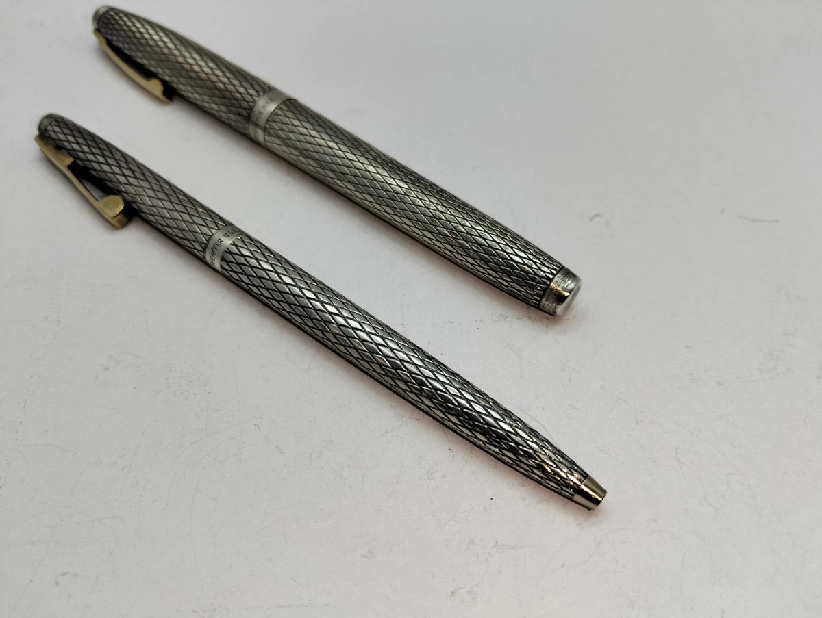 Vintage Sterling Silver Pen In Collectible Sheaffer Fountain Pens