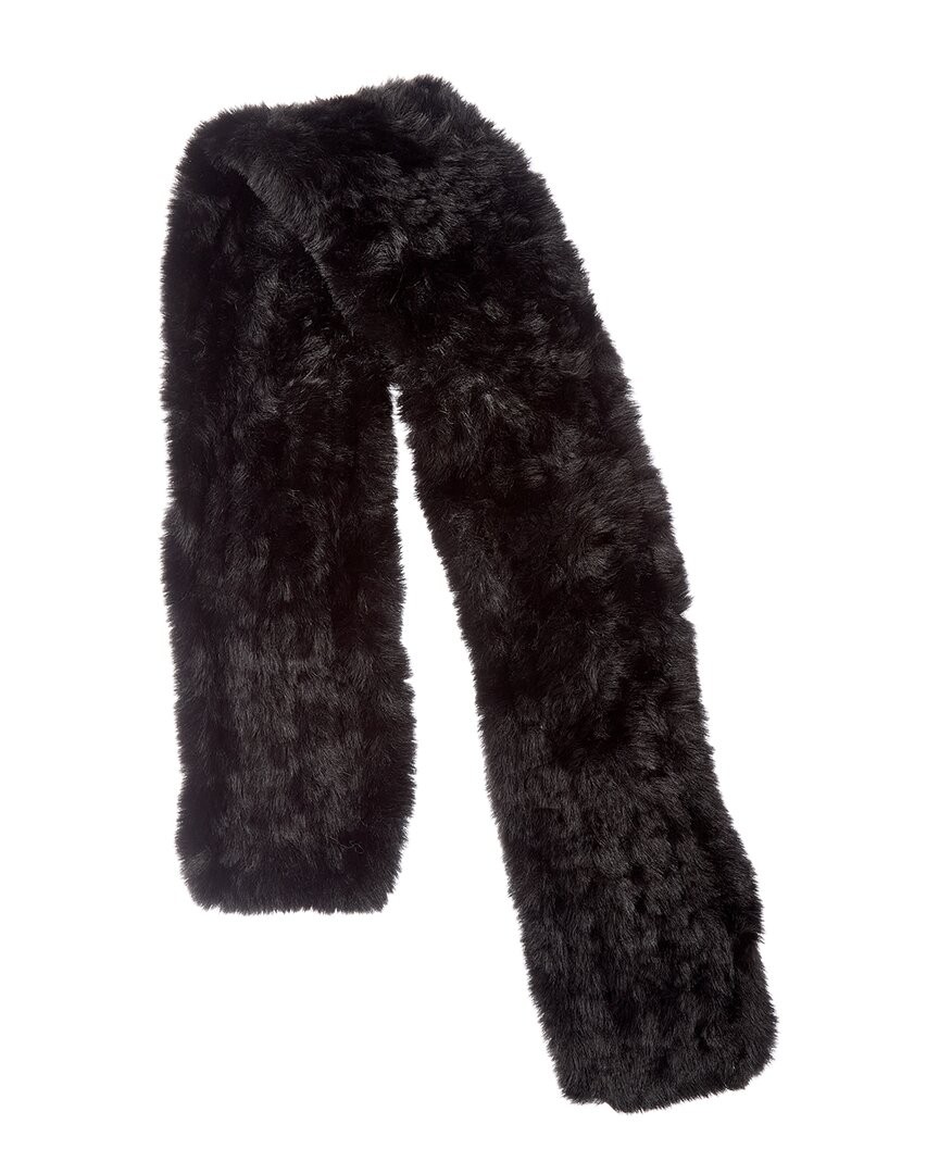 Surell Accessories Knit Scarf Women's Black