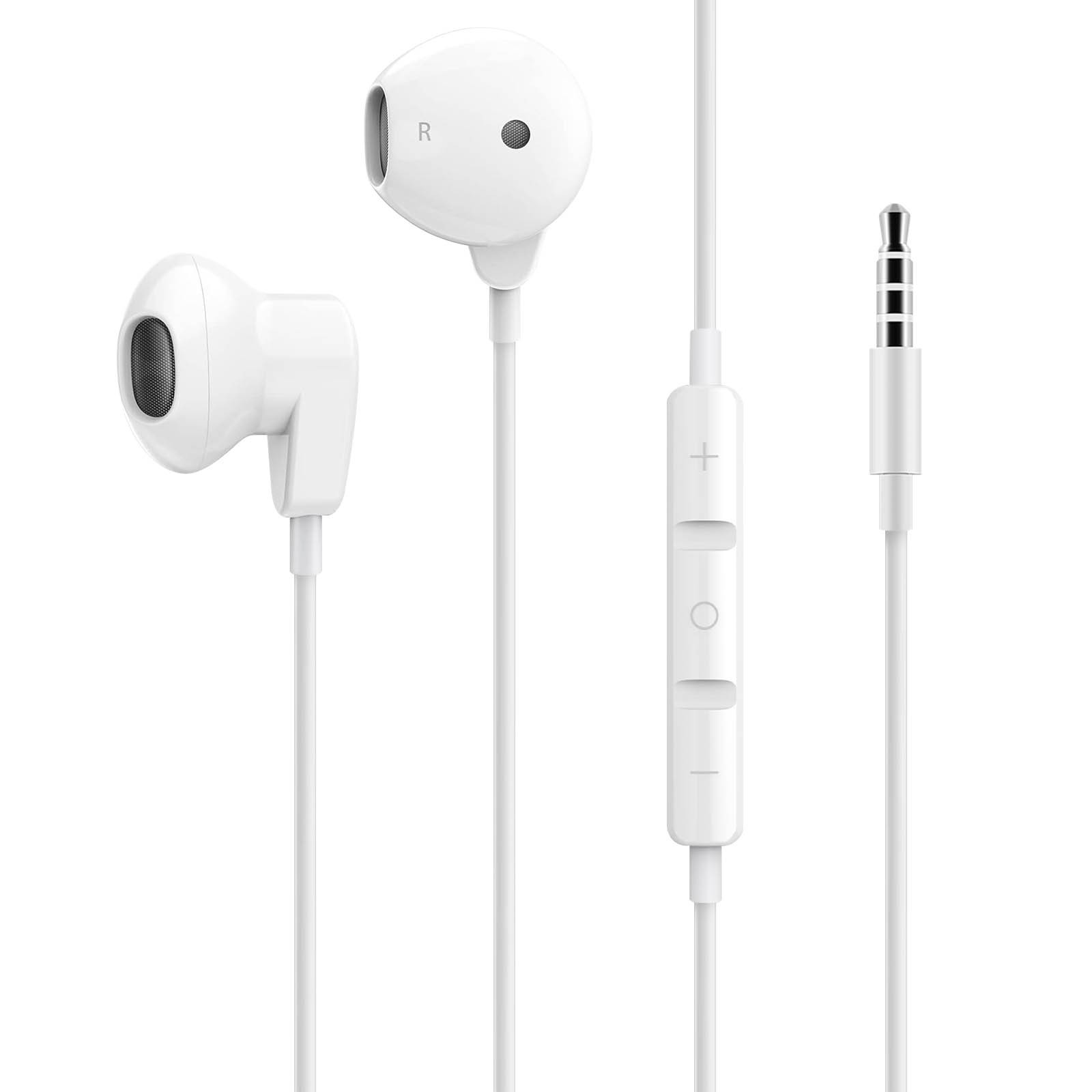 Écouteurs filaires LinQ avec micro mains libres et prise jack 3.5mm