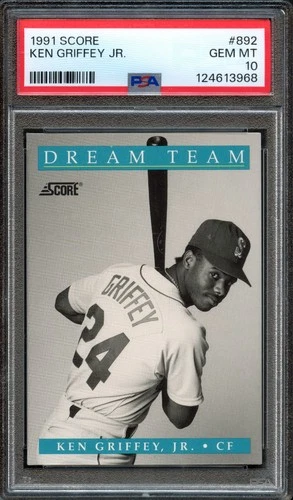 BB - 1991 Score - #892 - Ken Griffey Jr. - PSA 10 - GEM MT