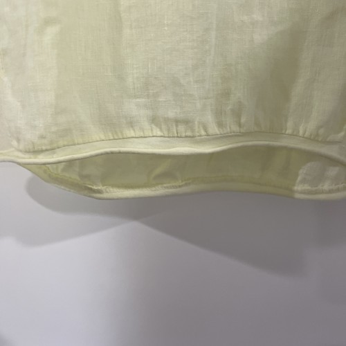 BELLE FRANCE DAMEN KURZÄRMLIGES OVERSIZED LEINENHEMD - HELLGELB - MEDIUM GEBRAUCHT, IN EINWANDFREIEM ZUSTAND - Bild 4 von 10