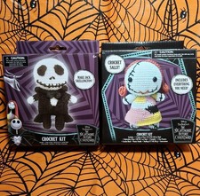 Lot Of 2 Nightmare Before Christmas Crochet Kit Jack Skellington Sally Halloween