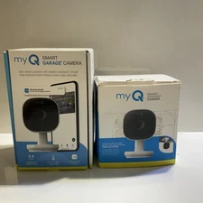 MyQ Indoor Wi-Fi Security Garage Camera ( Lot of 2) Open Box Free Shipping