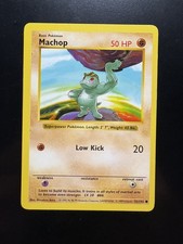 Machop Base Set SHADOWLESS 52/102 Pokemon Card - LP