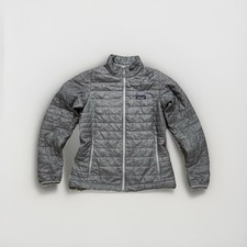 PATAGONIA Puffa Jacket UK 10/12 Nano Jacket Full Zip Primaloft Insulated Size M 