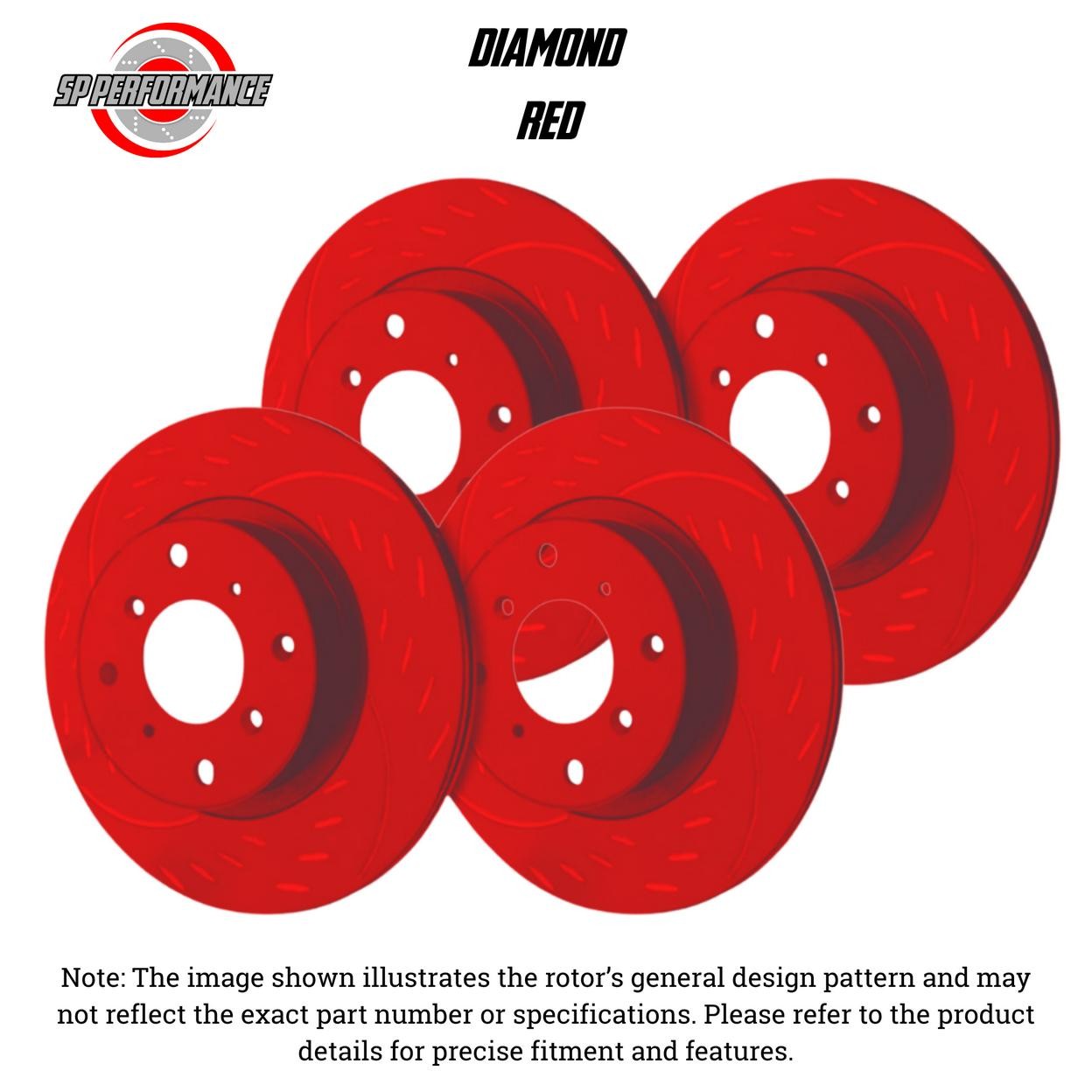 Acura NSX 1995-1996 Brake discs Set