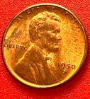 1950-S Lincoln Wheat Cent Penny GEM RED BU From an Original Bank Roll