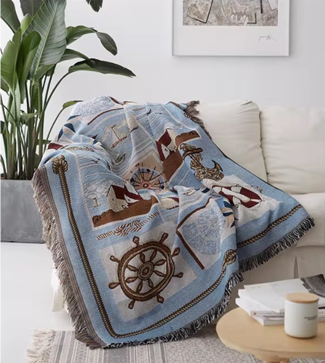 51x63 In Lighthouse Beach Decor