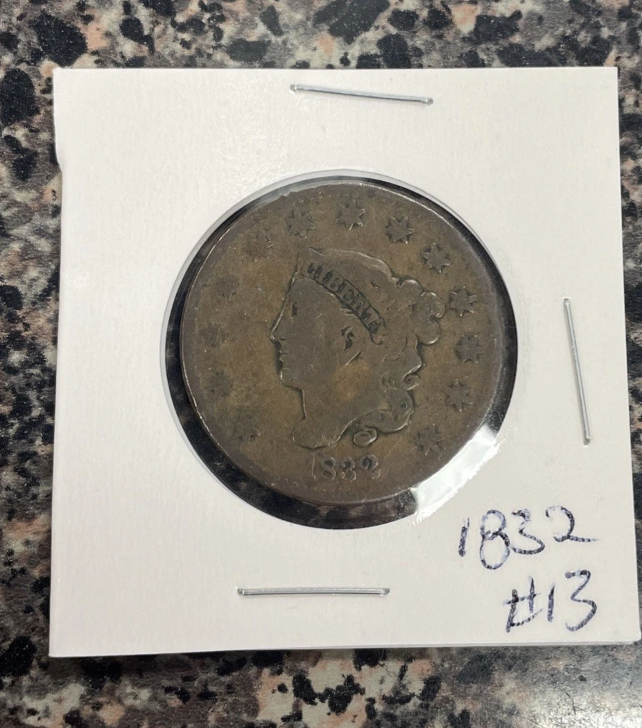 1832 Year Coronet Head US Large Cents (1816-1839) for sale | eBay
