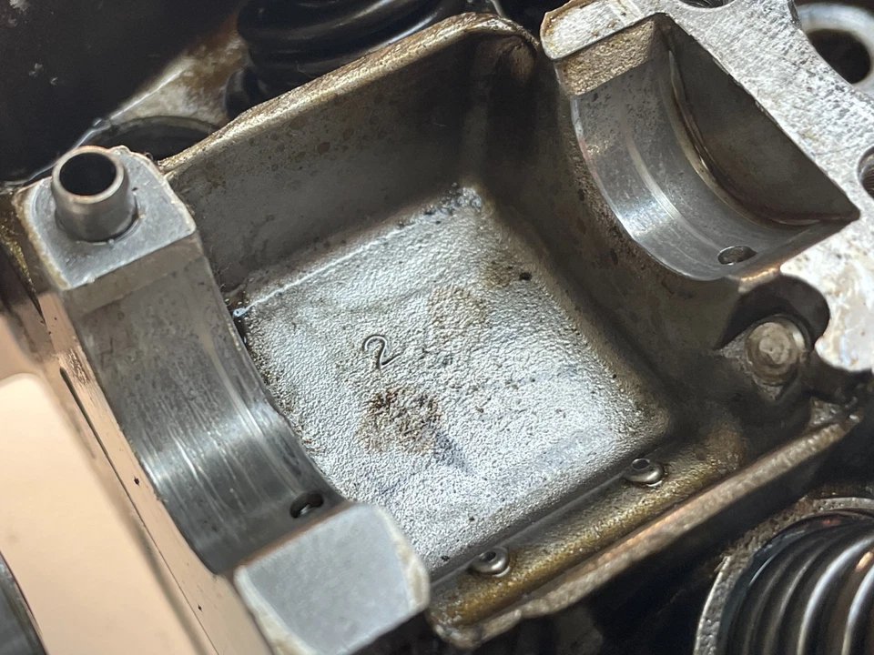 Honda XL250 XL 250 1975 Motosport OEM culata HM 329 Foto 2 de 4