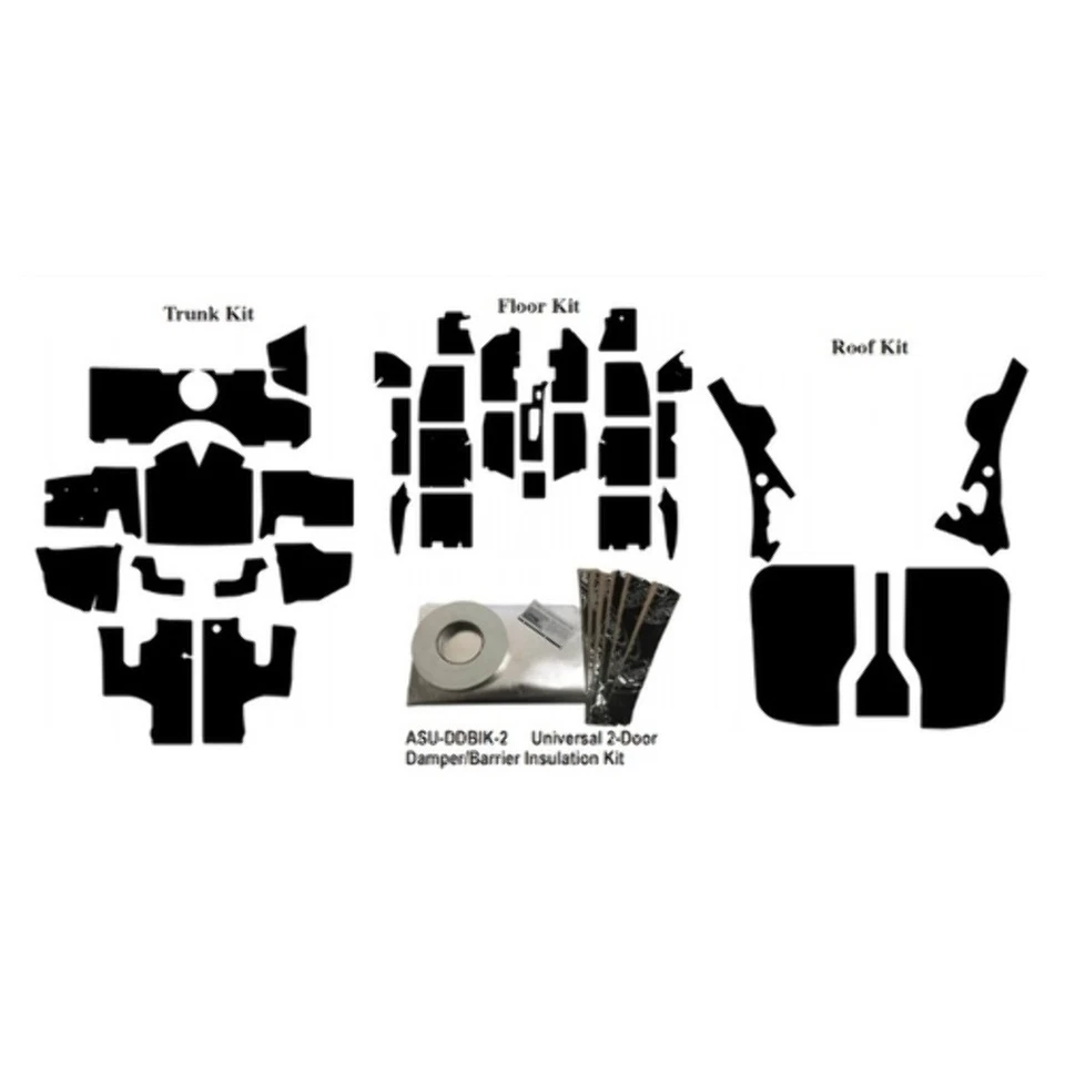 Kit de amortiguador de sonido de aislamiento para Dodge Viper Acoustishield 1997-2002 completo Foto 3 de 4