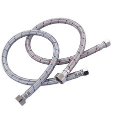 24'' Long Faucet Connector, Stainless Steel Braided cUPC Faucet Supply Lines ...