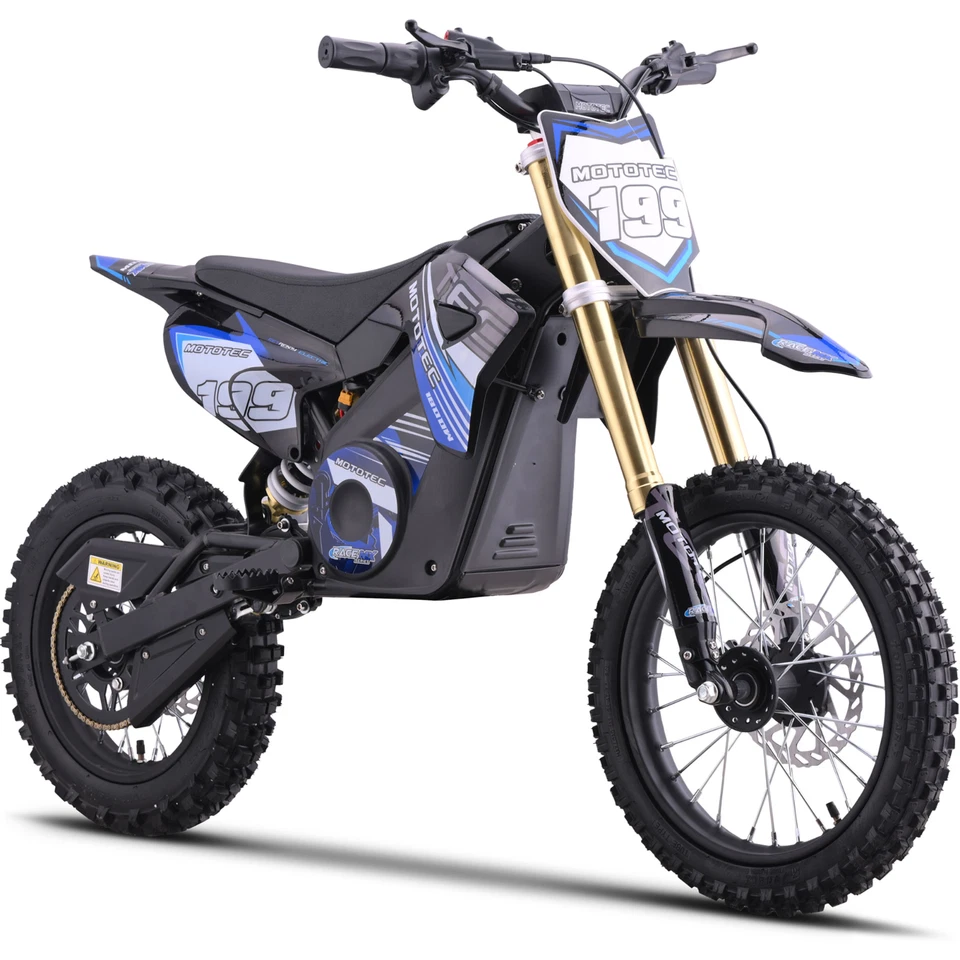 MotoTec 48v 1800w Pro Bicicleta Elétrica Suja Lítio Off-Road MX Trail Multicolor - Imagem 2 de 4