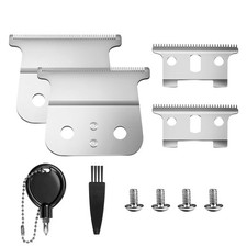 2 Pack Replacement T-Blades Compatible with Andis T-Outliners GTO,GTX,G,GO and S