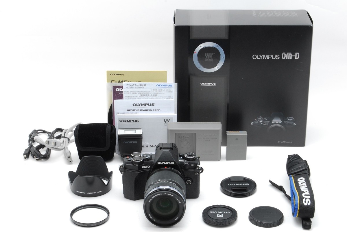 Olympus OM-D E-M5 Mark II 14-150mm System Camera Kit - Black for