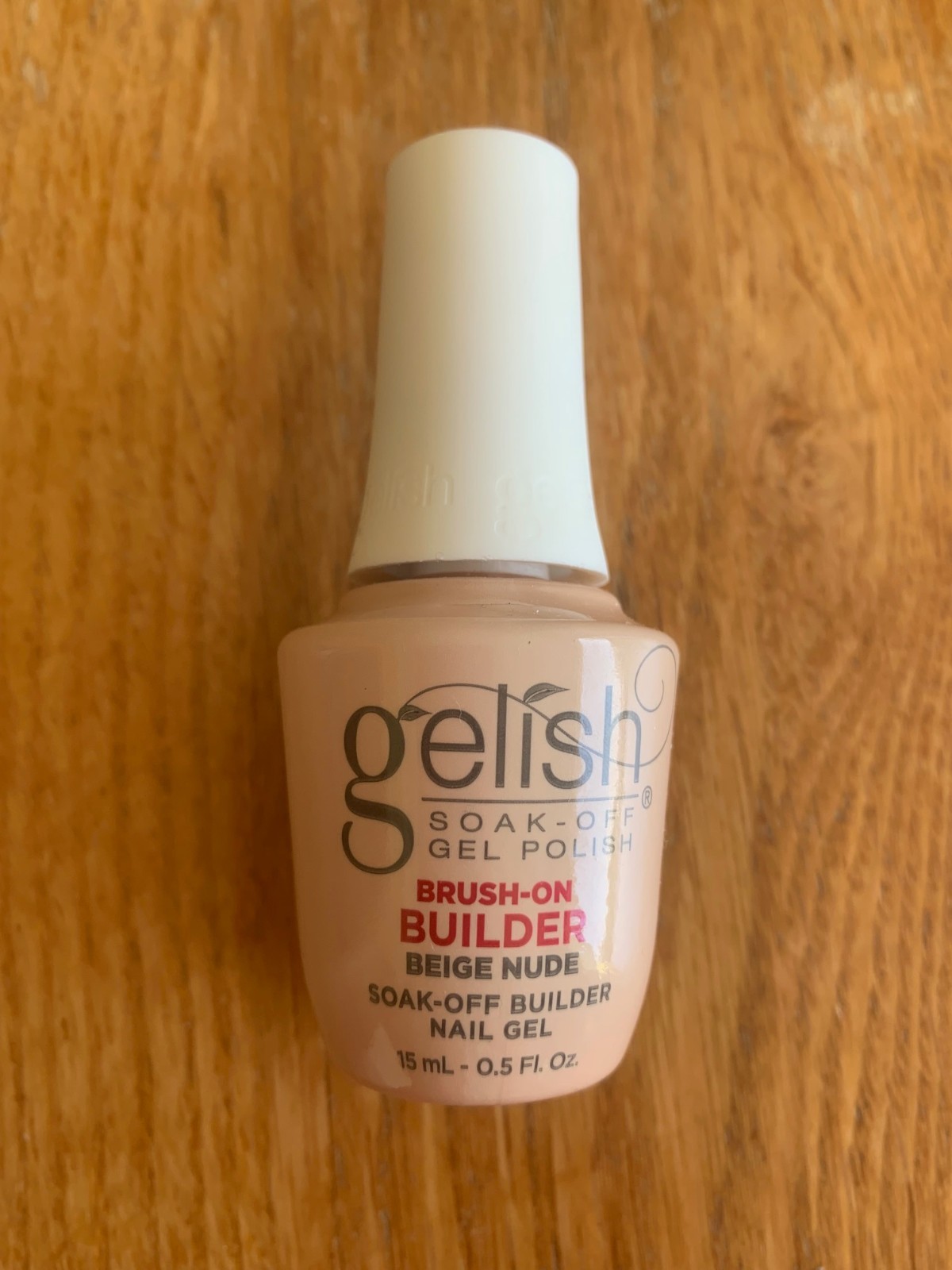 Brand New & Genuine GELISH Soak Off Brush On Builder 15ml - Beige Nude