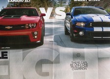2013 FORD MUSTANG SHELBY GT500 vs 2012 CHEVROLET CAMARO ZL1 9 PG ROAD TEST