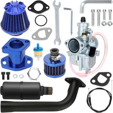 Vm22 Carburetor Muffler Stage 1 Assembly For Mb200 Gx160 Predator 212cc 196cc