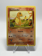 Charmander 46/102 Set Base Carta Pokémon Regolare Comune 50 HP Inglese 1999 Arita
