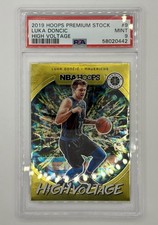 2019-20 Panini NBA Hoops Premium Stock - High Voltage Luka Dončić #9