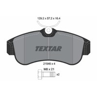 Textar BremsbeläGe Bremsbelegsatz Vorne FüR Nissan Almera II Hatchback Primera