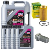 MotoröL Filter Set 5W-30 Liqui Moly 9 Liter + Schraube FüR Mercedes Sprinter