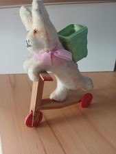 DDR Osterhase auf Roller - sehr alt, Dachbodenfund