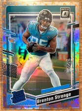 2023 Donruss Optic - Brenton Strange - Rated Rookie - Fire Emoji Prizm SSP 🔥🐆