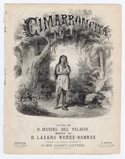 Cimarroncita (runaway, fugitive?) - c.1872 - Madrid - WC found just one - rare!