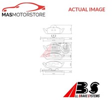 BRAKE PADS SET BRAKING PAD FRONT ABS 37198 P NEW OE REPLACEMENT