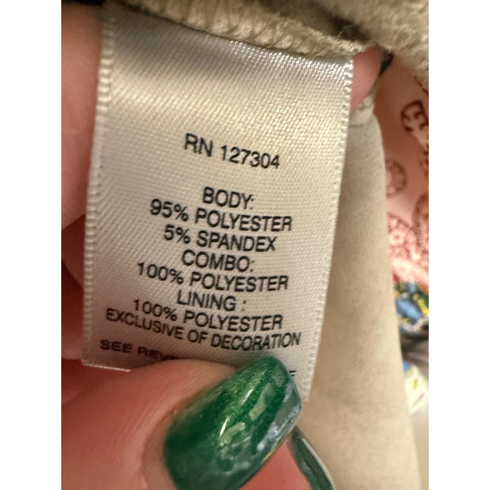 JOHN MARK Patchwork Print Long Sleeve Casual Top … - image 3