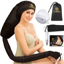 Bonnet Hair Dryer, Hooded Dryer Attachment, Diffuser Black