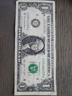 5 of a Kind $1 Dollar Bill Five Of A Kind s Fancy Serial# H 05400008 A ERROR  — photo 4