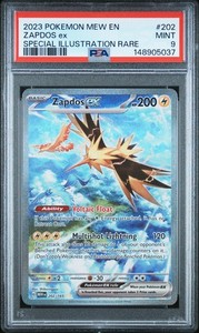 Zapdos ex 202/165 Scarlet & Violet 151 Special Illustration Rare
