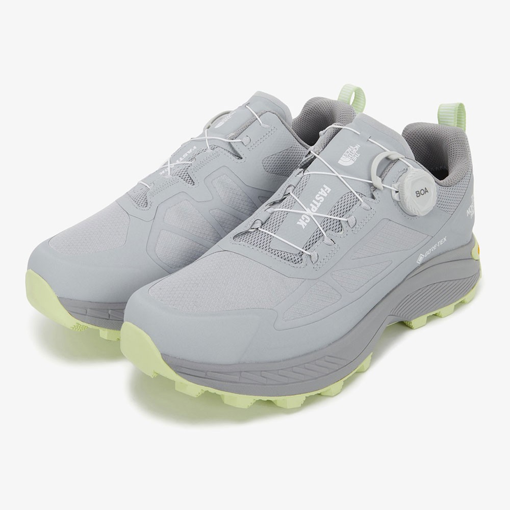 New THE NORTH FACE FASTPACK BOA GTX HIKING SHOES LIGHT GRAY