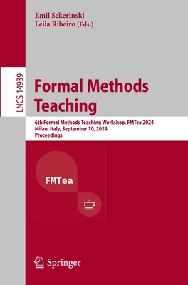 Formal Methods Teaching Emil Sekerinski