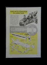 Soapbox type COASTER 4 seater Wagon 1946 How-To build PLANS